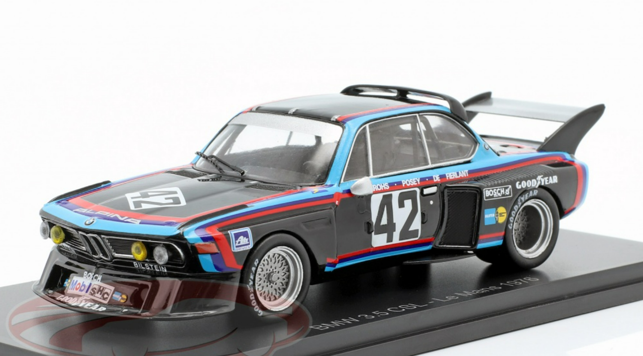 在庫あ定番Spark スパーク 1/43 BMW CSL LM ルマン 1976 #44 S1571 乗用車