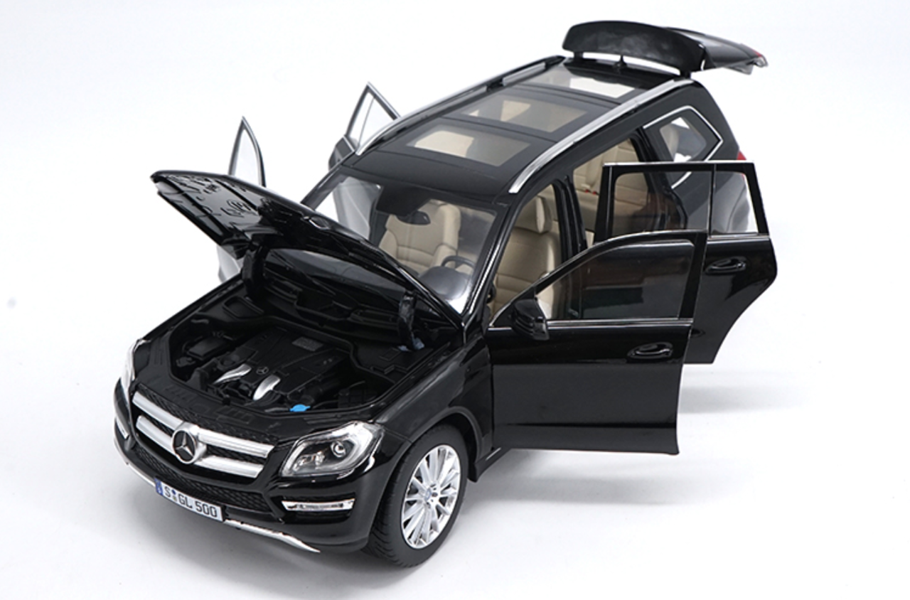 1/18 Dealer Edition Mercedes-Benz MB GL-Class GL-Klasse GL500 2nd Generation (X166; 2013-2019) (Black) Diecast Car Model