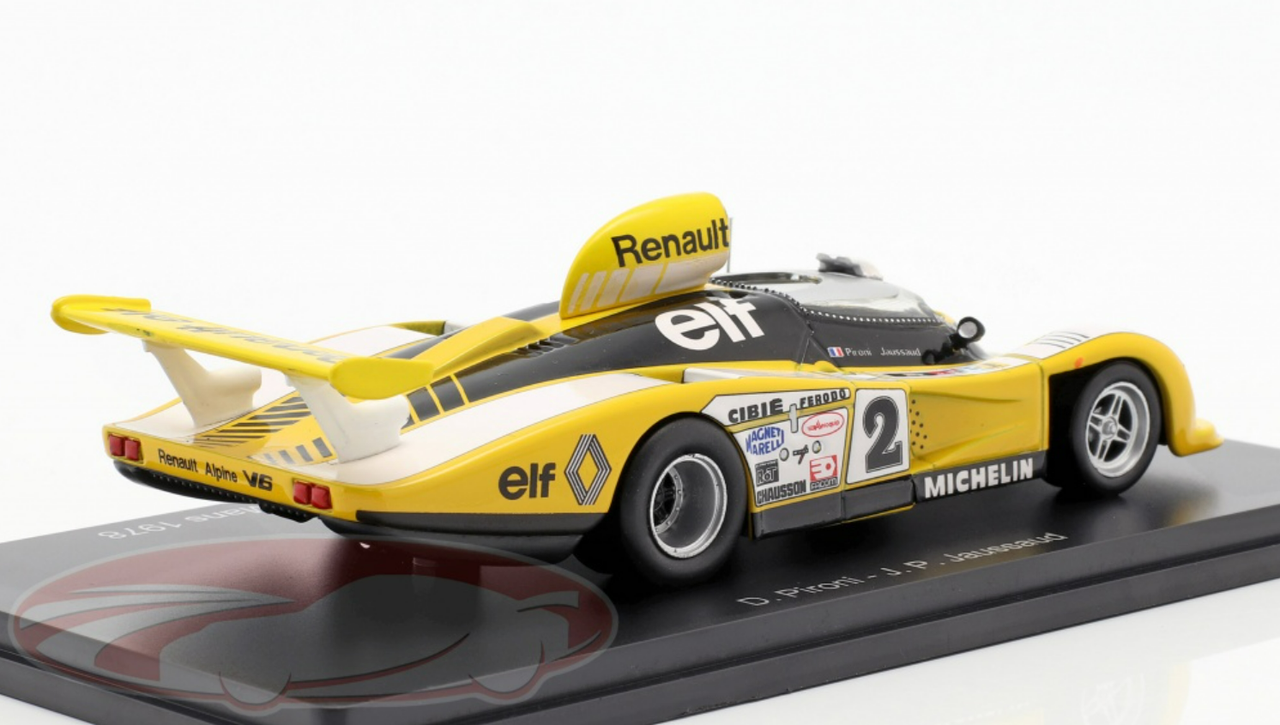 1/43 Spark 1978 Renault Alpine A442 #2 Winner 24h LeMans Renault Sport Didier Pironi, Jean-Pierre Jaussaud Car Model