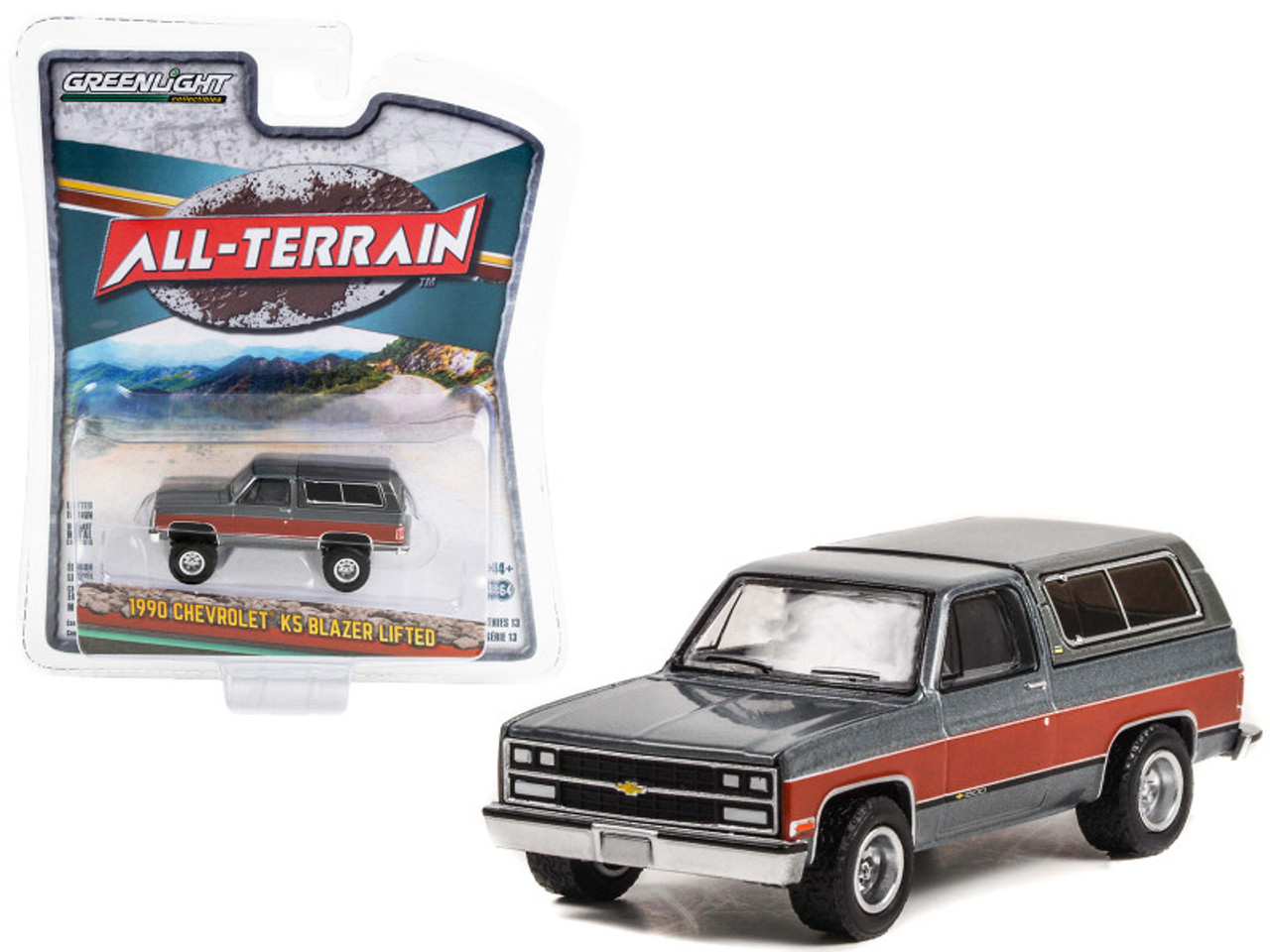 1990 Chevrolet K5 Blazer 1500 Lifted Gray Metallic with Fire
