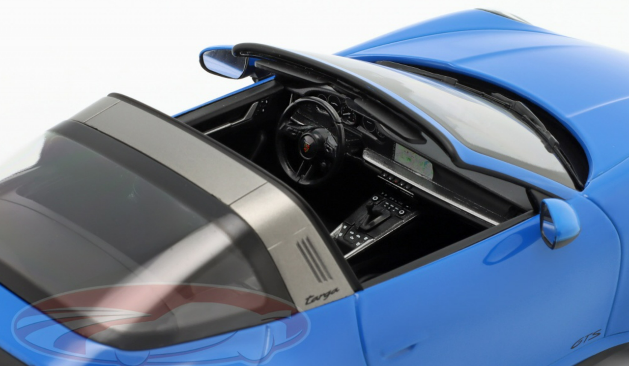 1/18 Minichamps 2021 Porsche 911 (992) Targa 4 GTS (Shark Blue) Diecast Car Model
