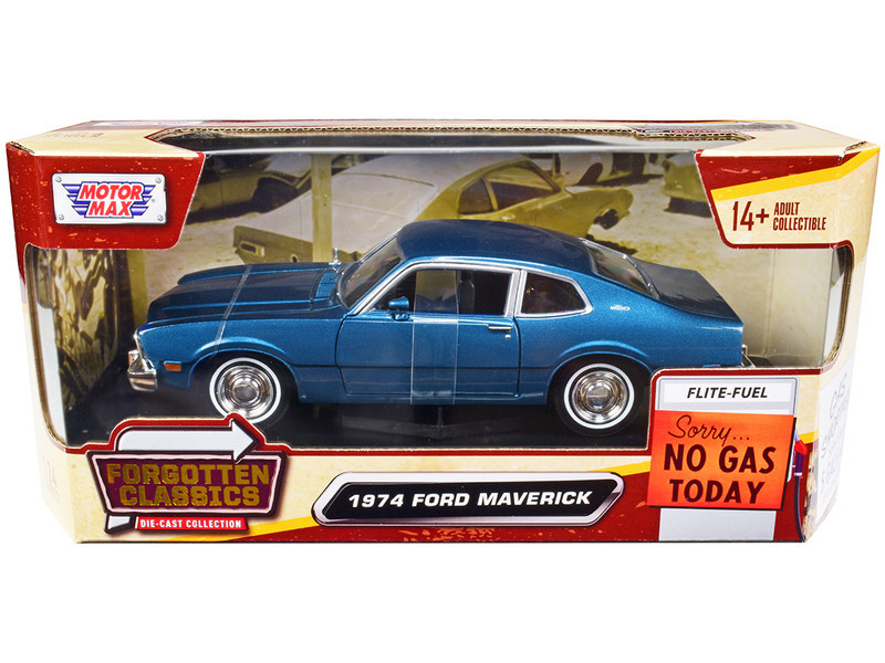 1974 Ford Maverick Blue Metallic 