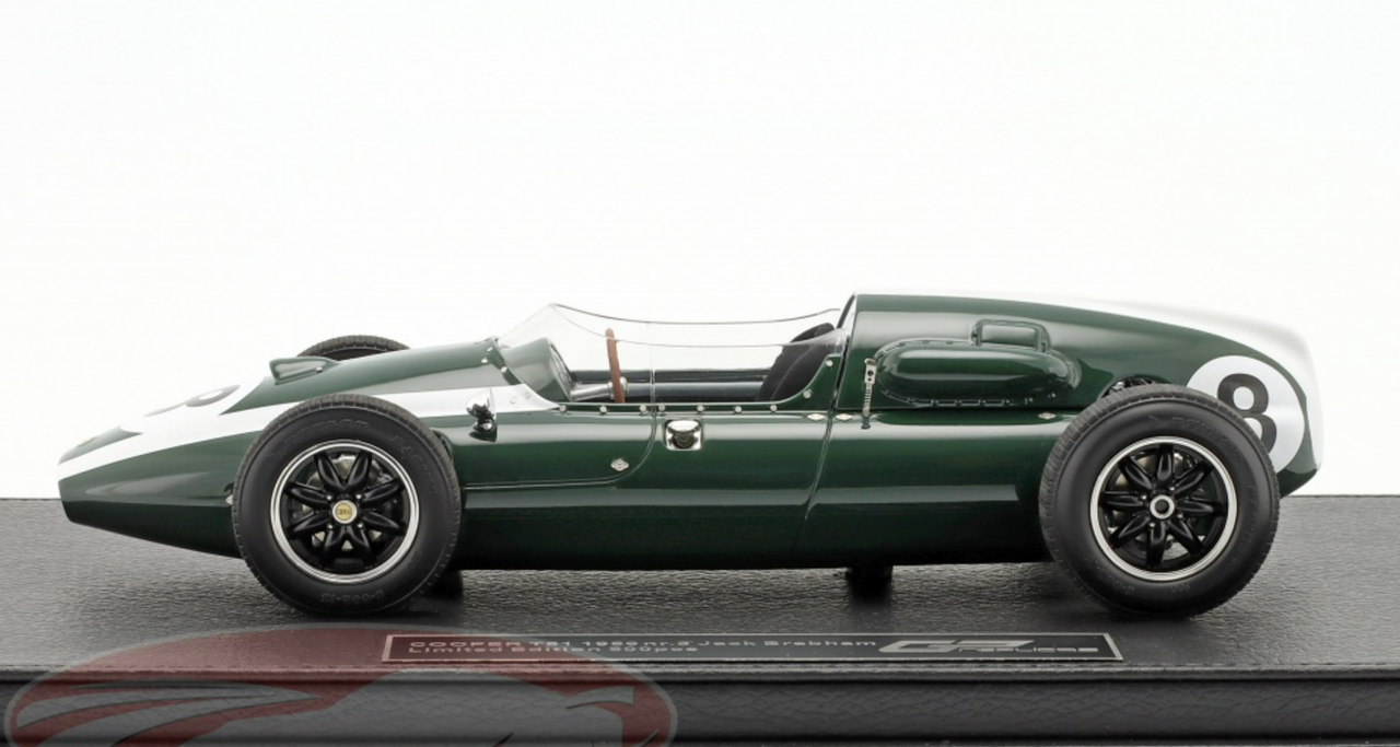 1/18 GP Replicas 1959 Jack Brabham Cooper T51 #8 Formula 1 World Champion Car Model