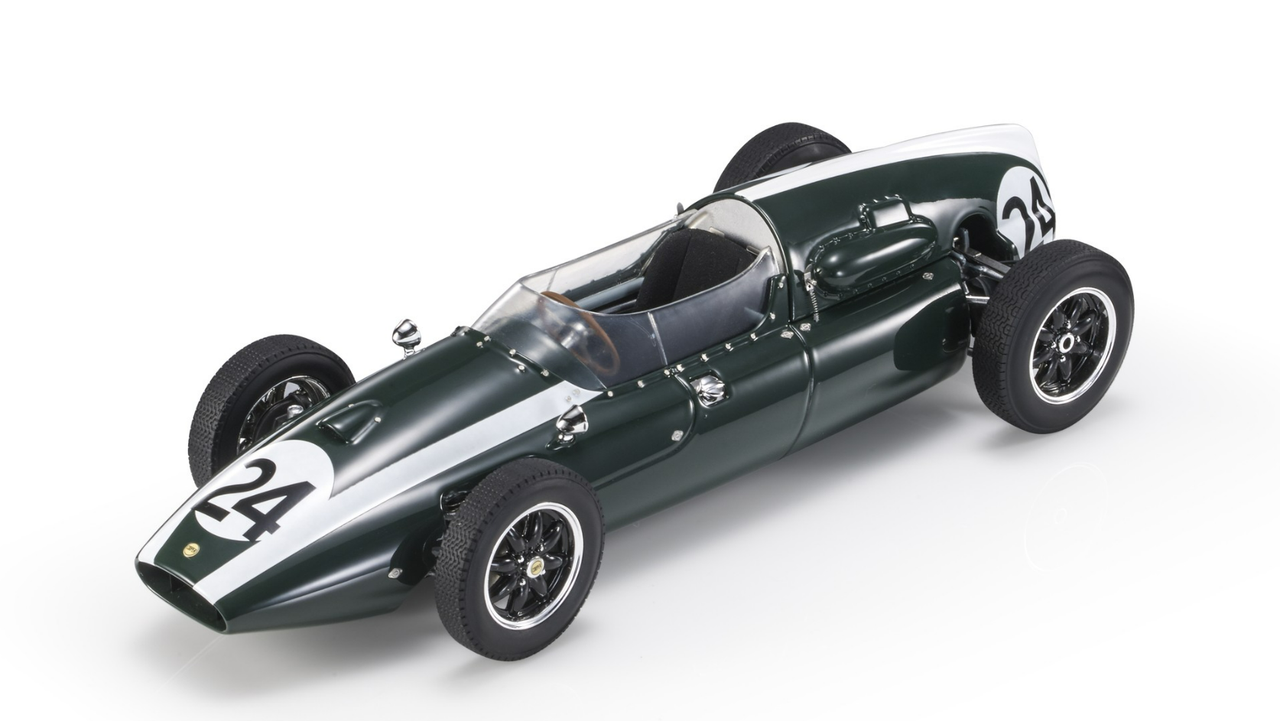 1/18 GP Replicas 1959 Jack Brabham Cooper T51 #24 Winner Monaco GP Formula 1 World Champion Car Model