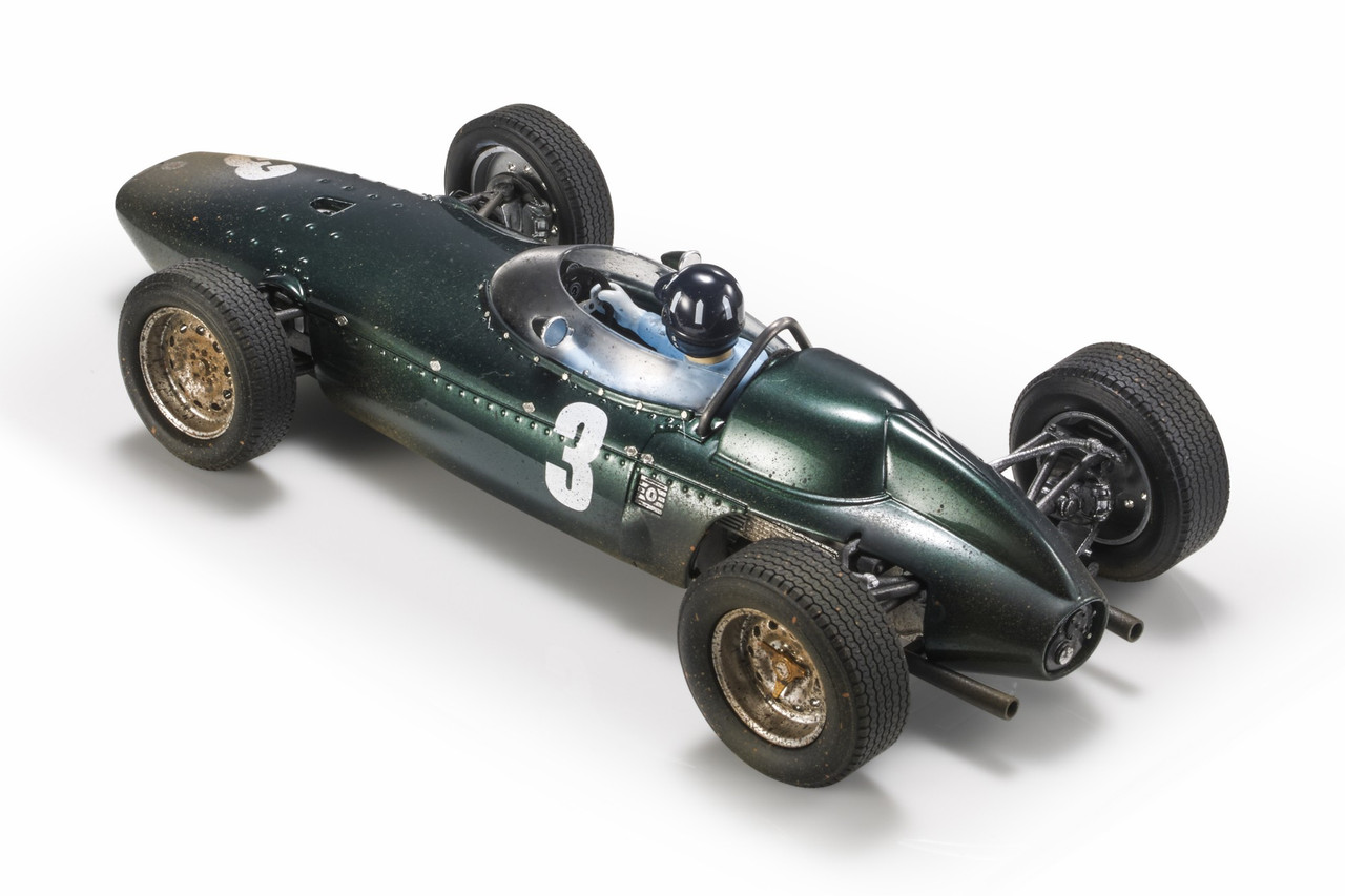 1/18 GP Replicas 1962 BRM P57 #3 Winner South Africa GP Formula 1 World Champion Car Model with Figure