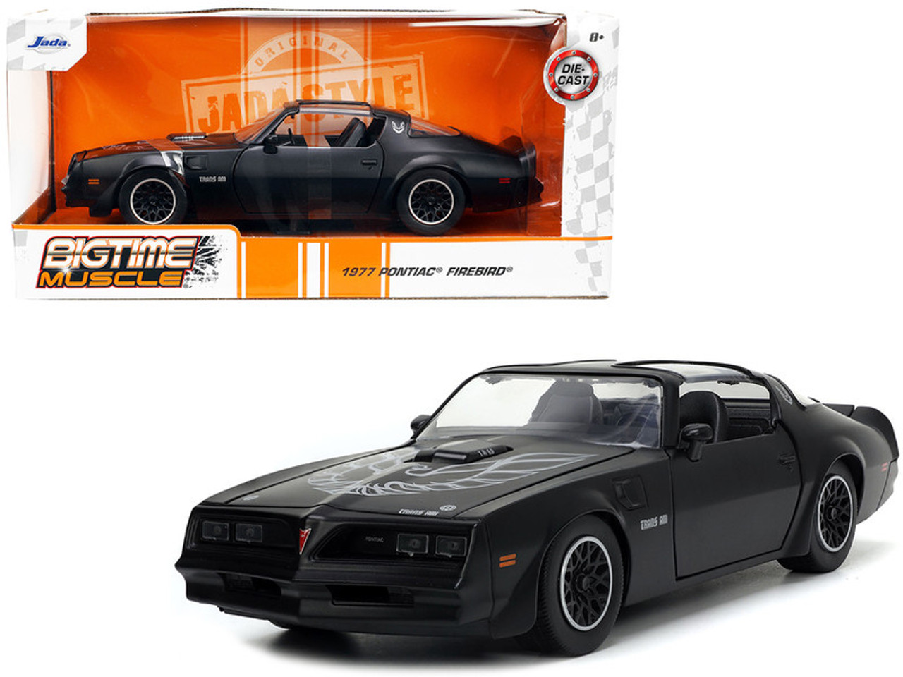 1977 Pontiac Firebird T/A Trans Am Matt Black with Bird