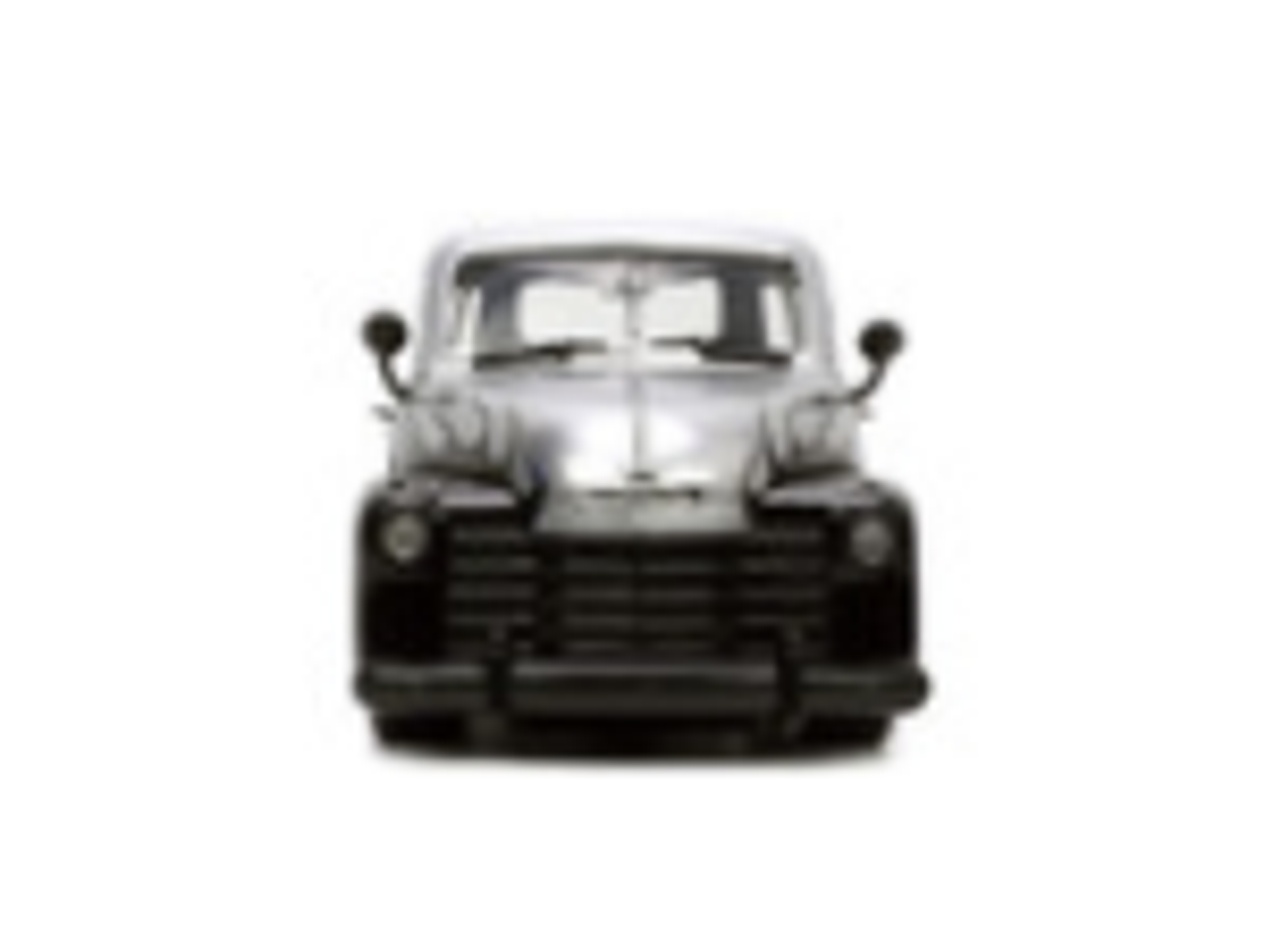 1/24 Jada 1953 Chevrolet 3100 Pickup Truck (Silver Metallic with Black Flames with Extra Wheels" "Just Trucks" Series Diecast Car Model