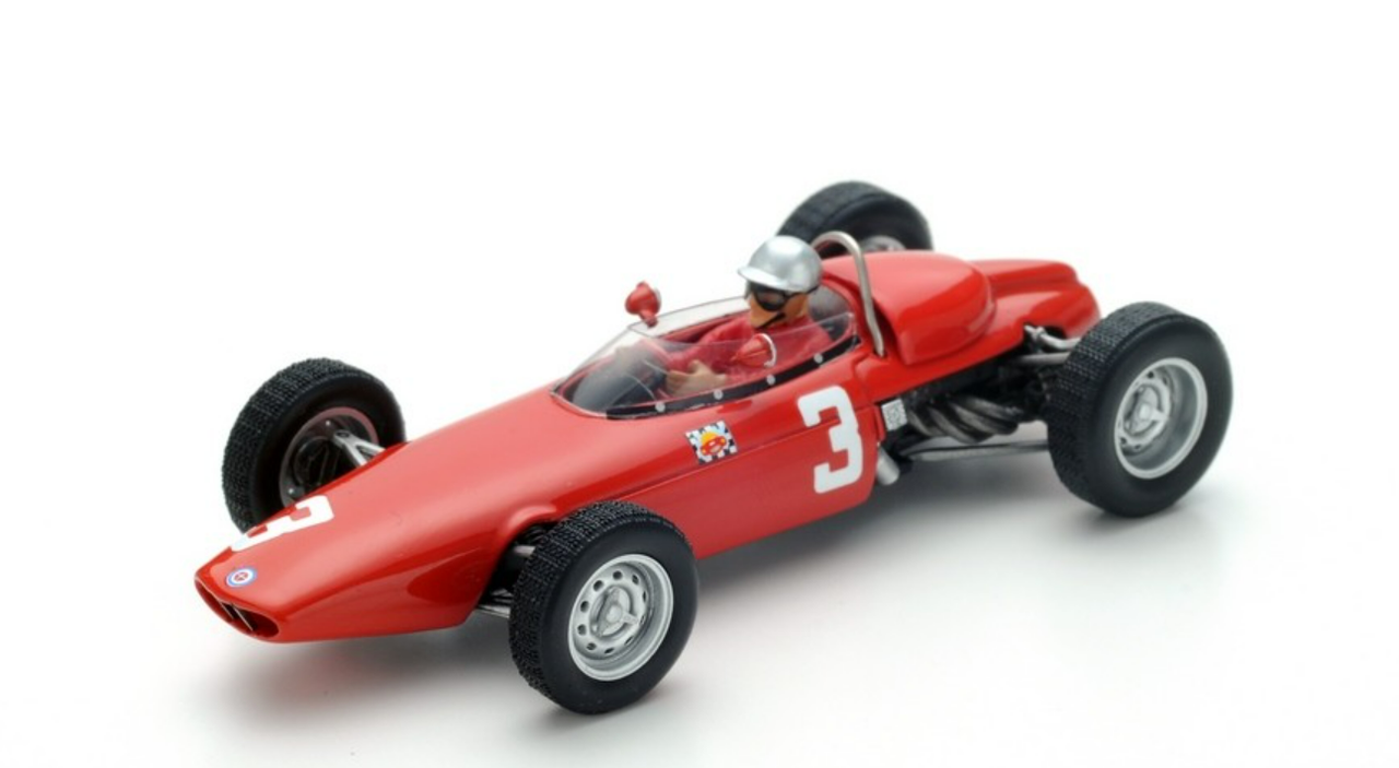 1/43 Spark 1963 Lorenzo Bandini BRM P57 #3 5th British GP Formula 1 Car Model