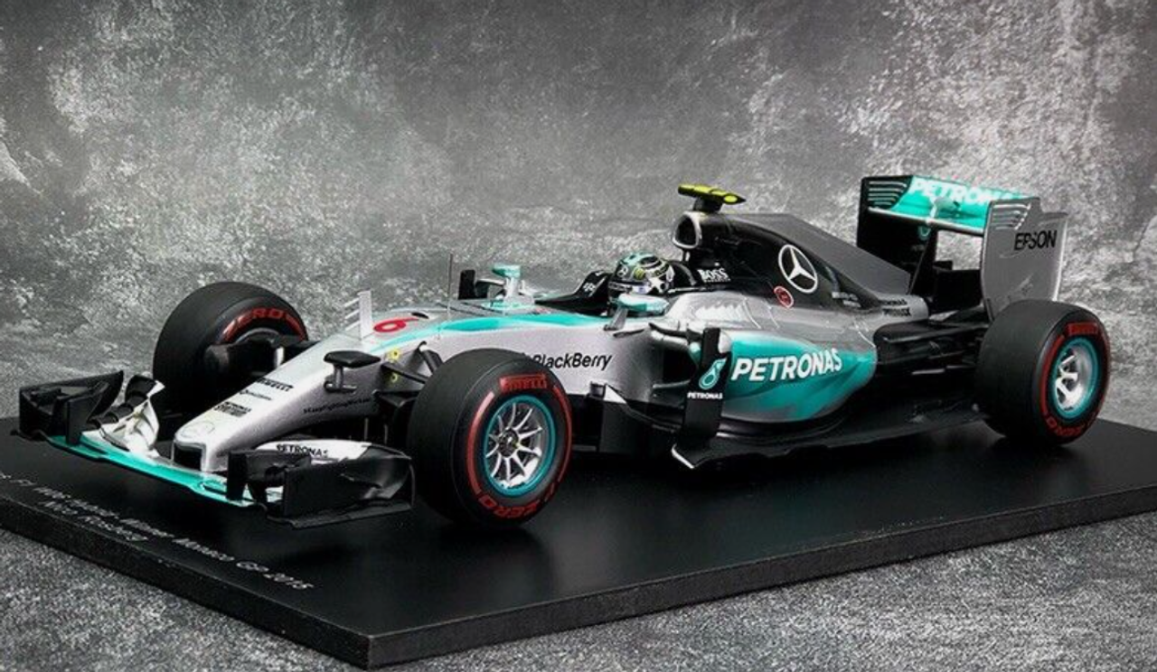 M 1/18 Spark 2015 Nico Rosberg Mercedes F1 W06 Hybrid #6