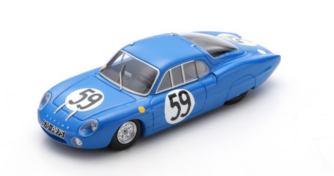 1/43 Alpine M63B No.59 20th 24H Le Mans 1964 R. Masson - T. Zeccoli