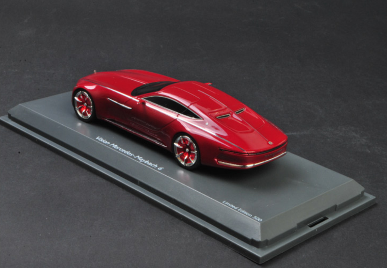 1/43 Shuco Mercedes-Benz MB Mercedes Maybach Vision 6 Cabriolet (Red) Resin Car Model