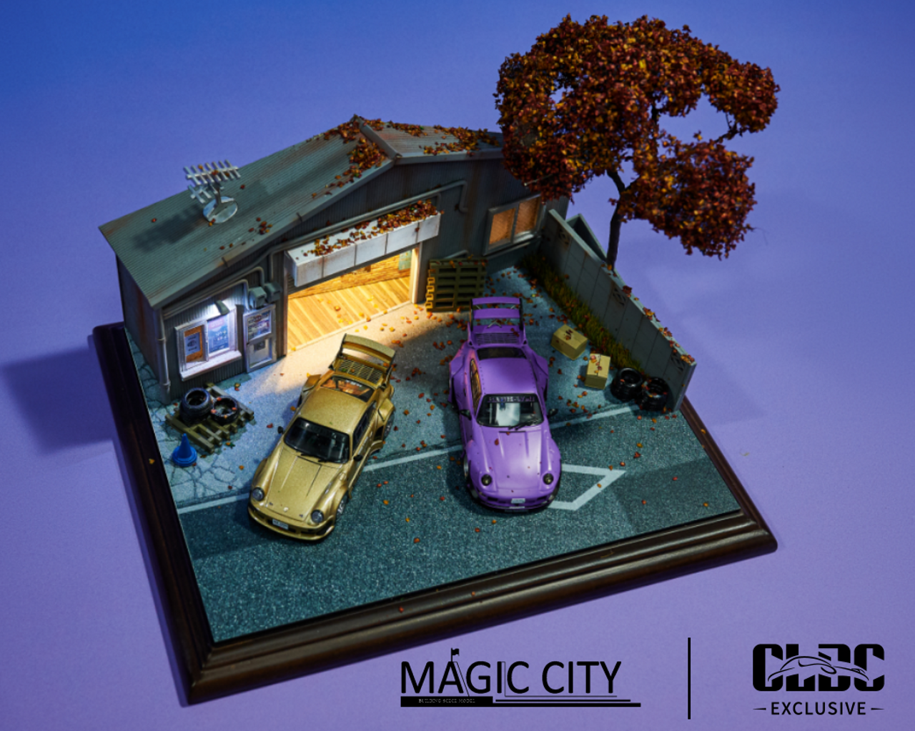 1/64 Magic City RWB Nakai House Diorama Model (cars & figures NOT included)