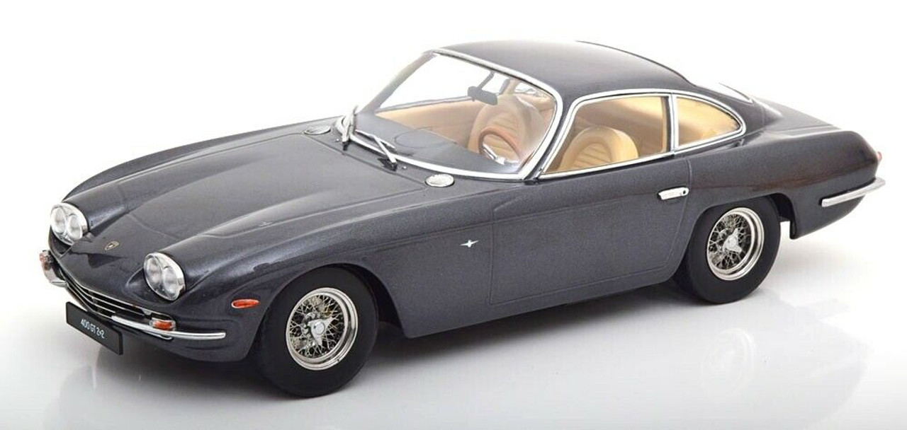 1/18 KK-Scale Lamborghini 400 GT 2+2 Baujahr Anthrazit Car Model