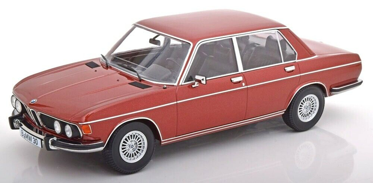 1/18 KK-Scale 1971 BMW 3.0S E3 Series 2 (Brown Metallic) Car