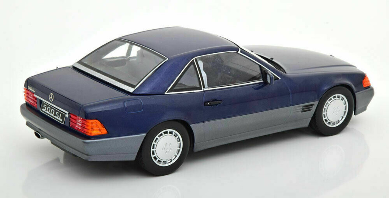 1/18 KK-Scale 1993 Mercedes-Benz 500 SL (R129) (Blue Metallic) Car Model