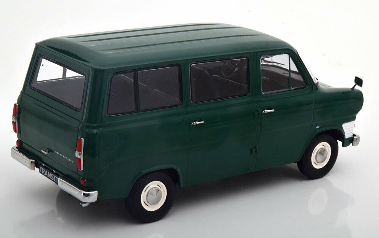 1/18 KK-Scale 1965 Ford Transit MK1 Bus (Dark Green) Car