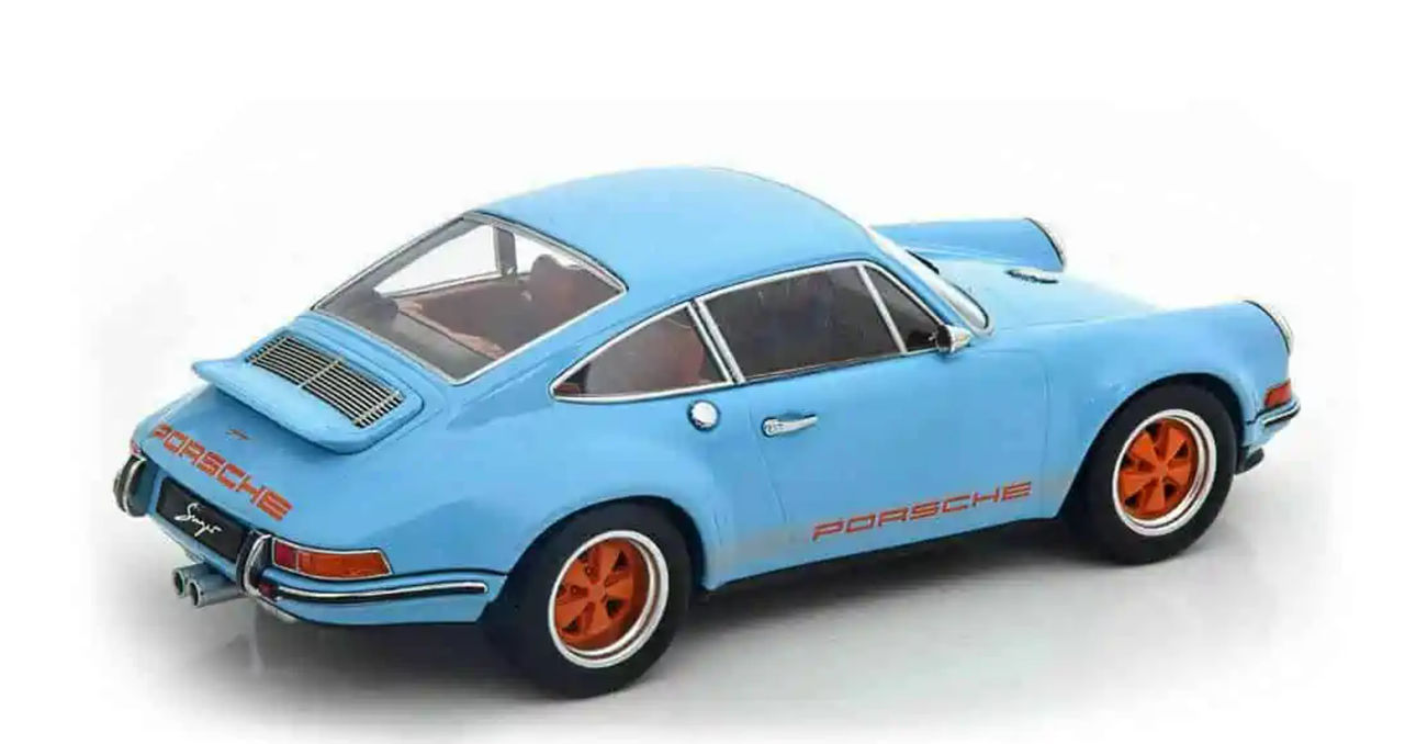 1/18 KK-Scale Singer Coupe Porsche 911 Modification (Gulf Blue) Car Model