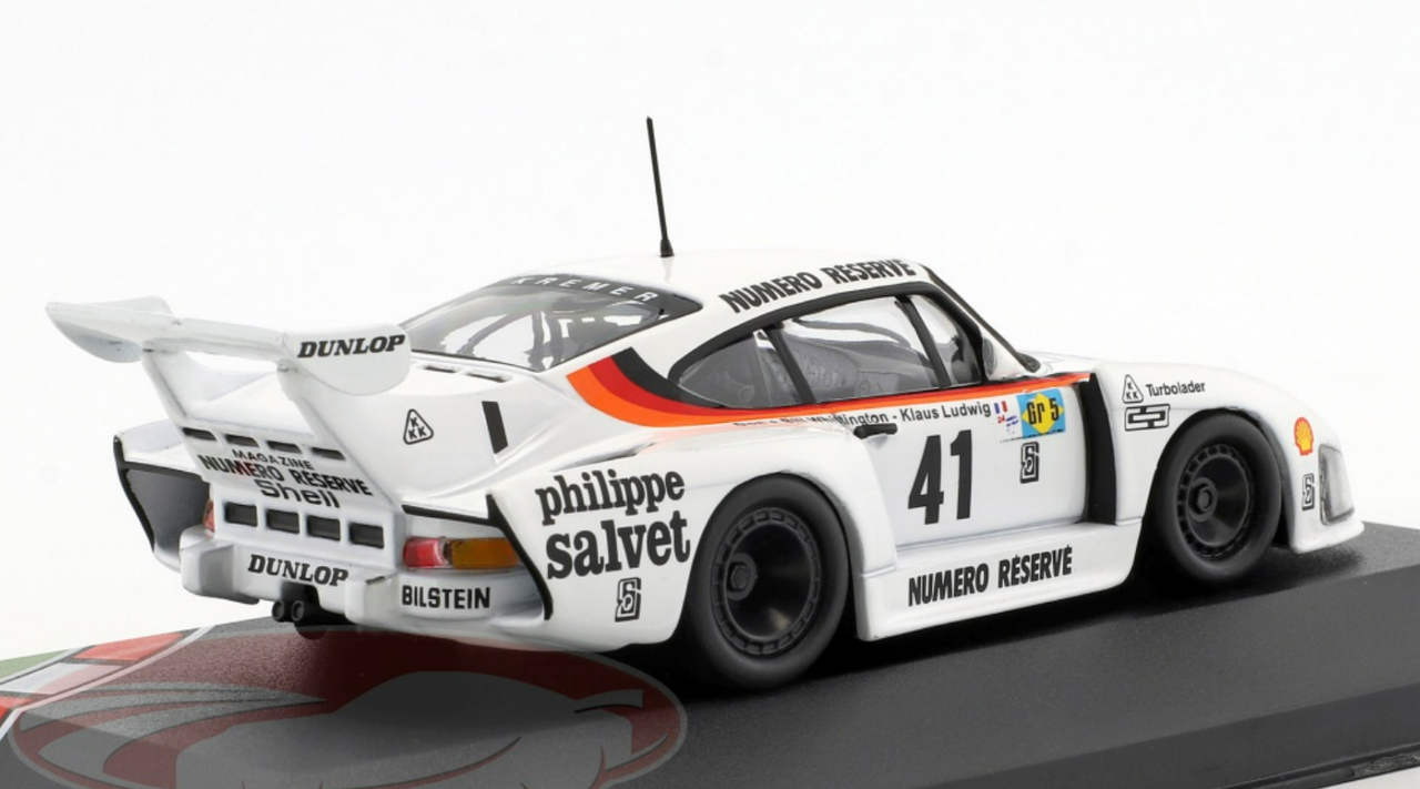 1/43 CMR Porsche 935 K3 #41 Winner 24h LeMans Porsche Kremer Racing Klaus Ludwig, Don Whittington, Bill Whittington Car Model