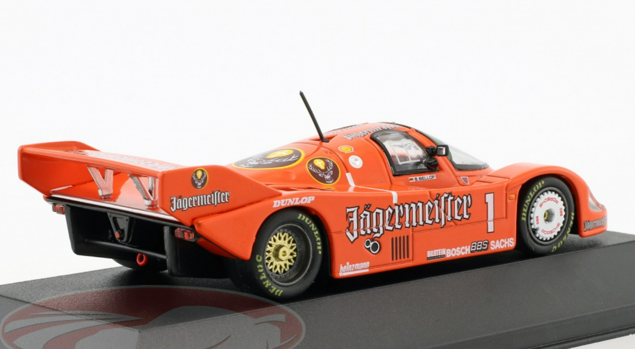 1/43 CMR 1985 Porsche 956B Brun #1 Winner DRM 200 miles Norisring Brun Motorsport Stefan Bellof Car Model