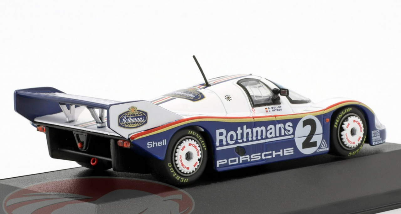 1/43 CMR 1984 Porsche 956K #2 Winner 1000km Fuji Porsche Team Rothmans Stefan Bellof, John Watson Car Model