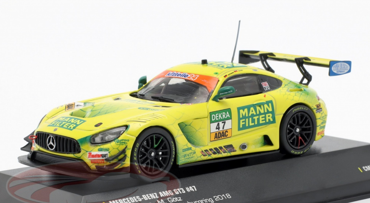 1/43 CMR 2018 Mercedes-Benz AMG GT3 #47 ADAC GT Masters Nürburgring Mann-Filter Team HTP Motorsport Markus Pommer, Maximilian Götz Car Model