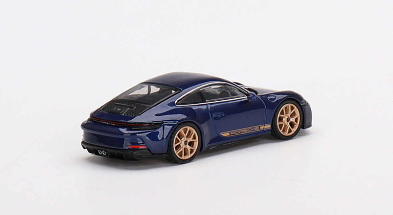 1/64 Mini GT Porsche 911 (992) GT3 Touring (Gentian Blue Metallic) Diecast Car Model