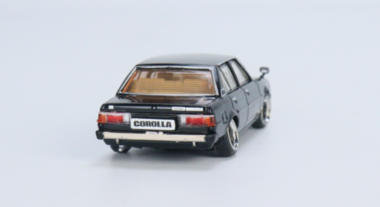  1/64 BM Creations Toyota Corolla E70 - Black Diecast Car Model