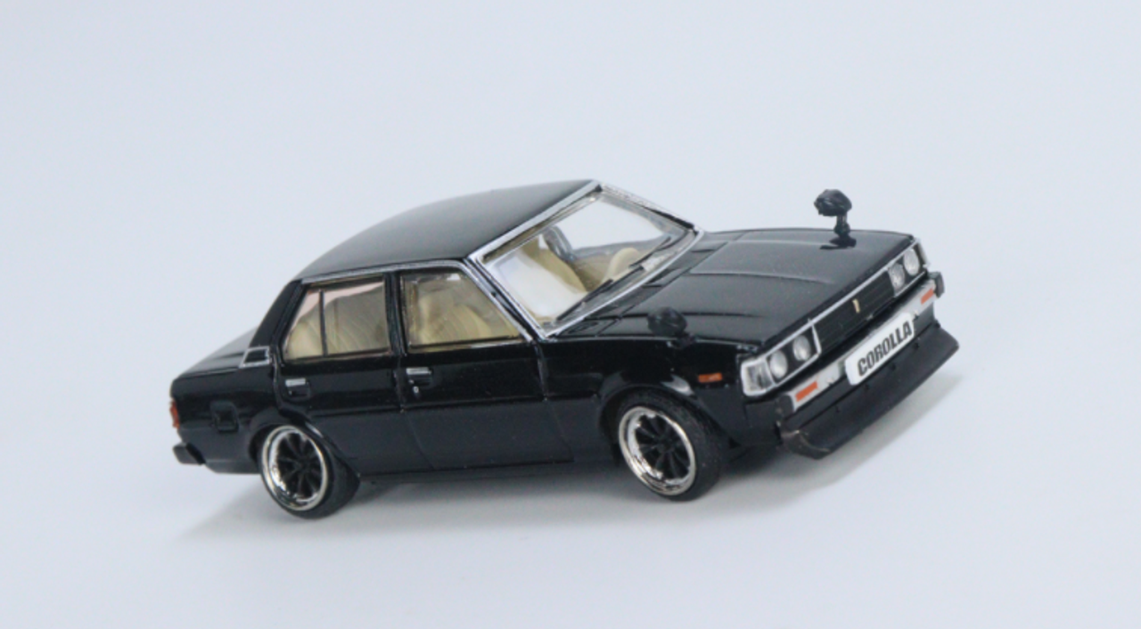  1/64 BM Creations Toyota Corolla E70 - Black Diecast Car Model