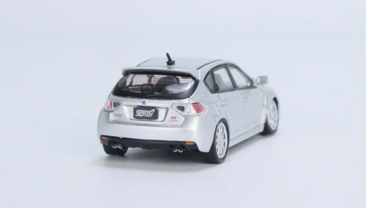 1/64 BM Creations Subaru 2009 Impreza WRX - Silver Diecast Car Model