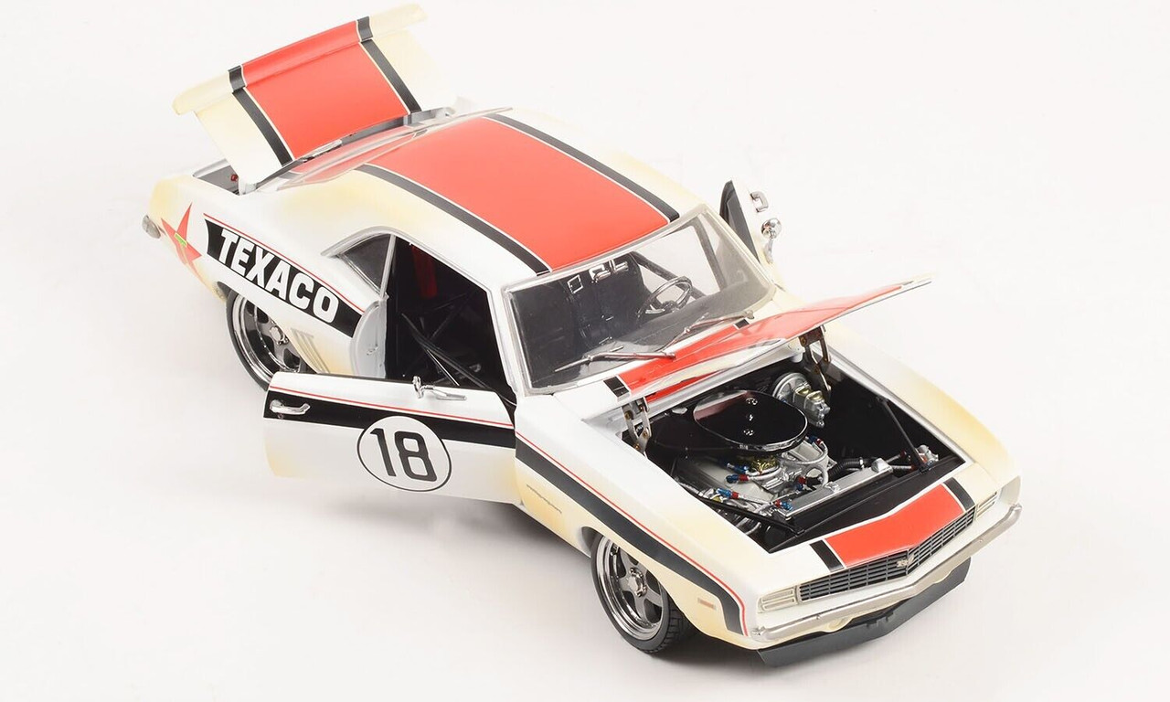 1/18 GMP 1969 Chevrolet Camaro RS Street Fighter Texaco #18 Diecast Car Model