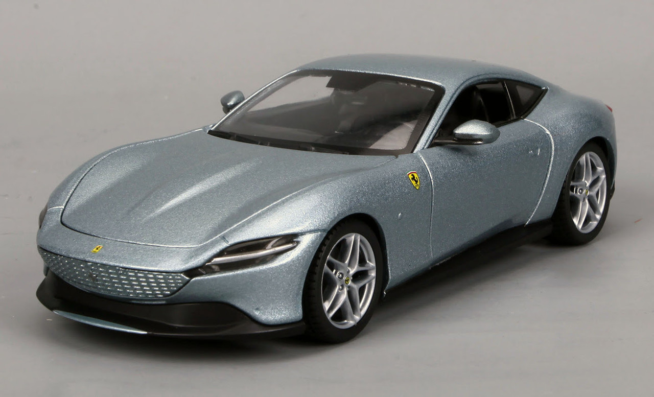 1/24 BBurago Ferrari Roma (Silver Gray Metallic) Diecast Car Model