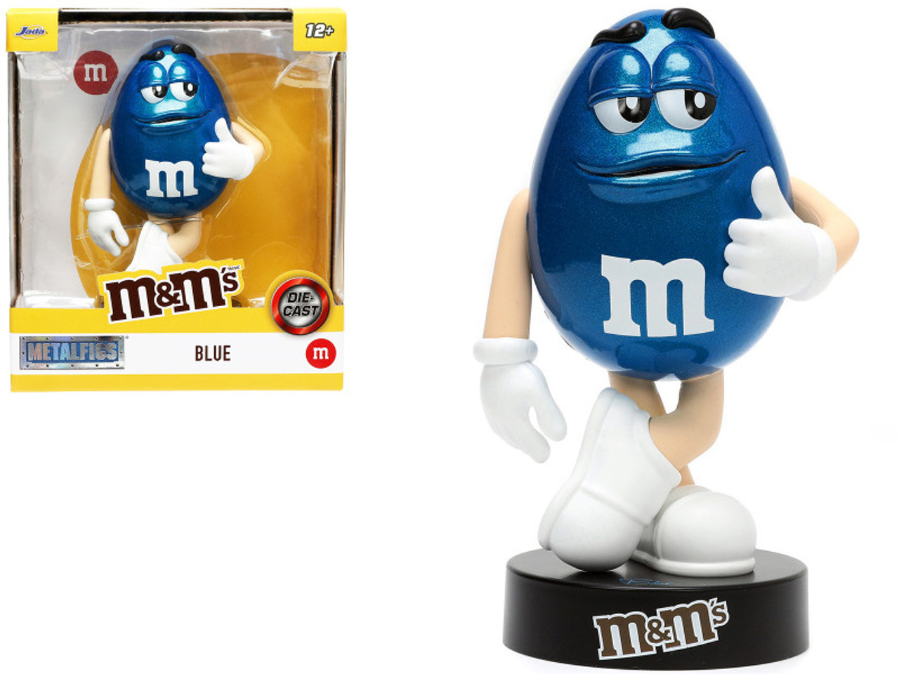 Yellow M&M's 5.25 Diecast Figurine Metalfigs Series by Jada