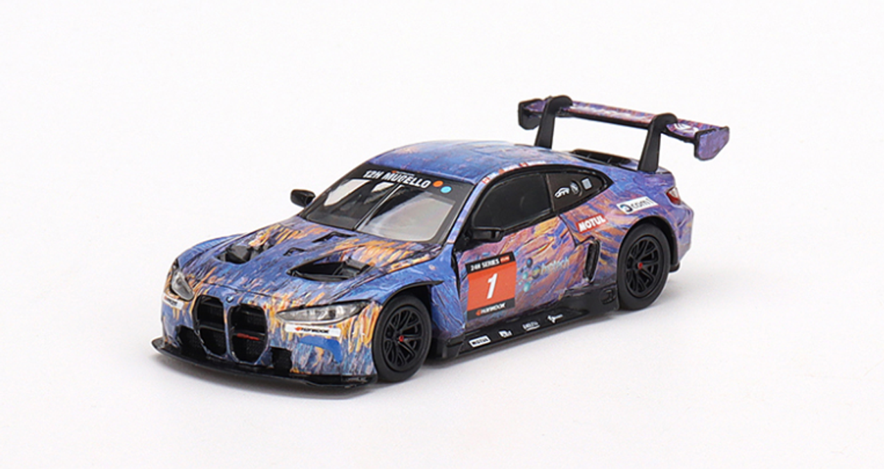  1/64 MINI GT BMW M4 GT3 #1 ST Racing 2022 12H Mugello Winner Diecast Car Model