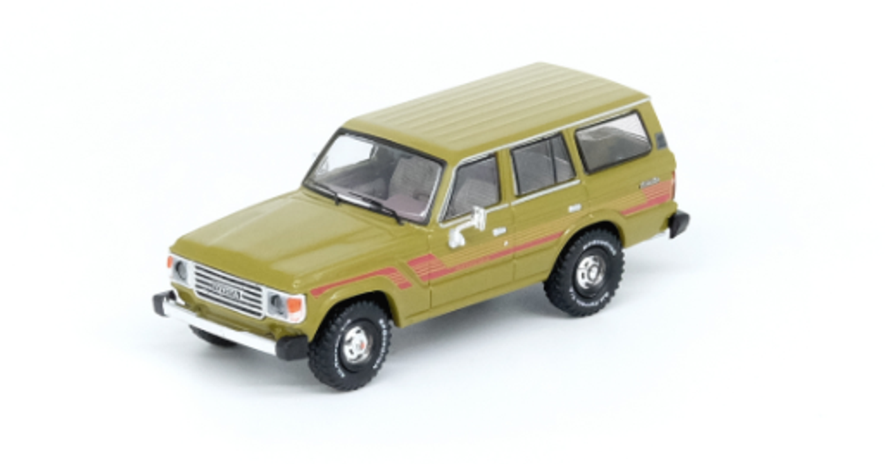 1/64 INNO TOYOTA LAND CRUISER FJ60 Olive Green