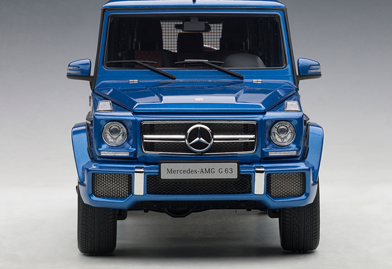 1/18 AUTOart Mercedes-Benz MB G-Class G-Klasse G63 AMG (DESIGNO MAURITIUS BLUE) Car Model