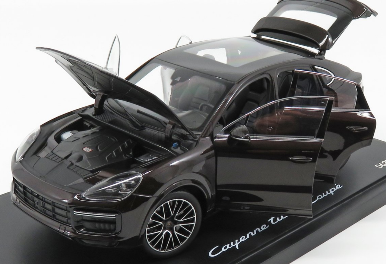 1/18 Dealer Edition 2019 Porsche Cayenne Turbo Coupe (Mahogany Brown Metallic) Resin Car Model Limited