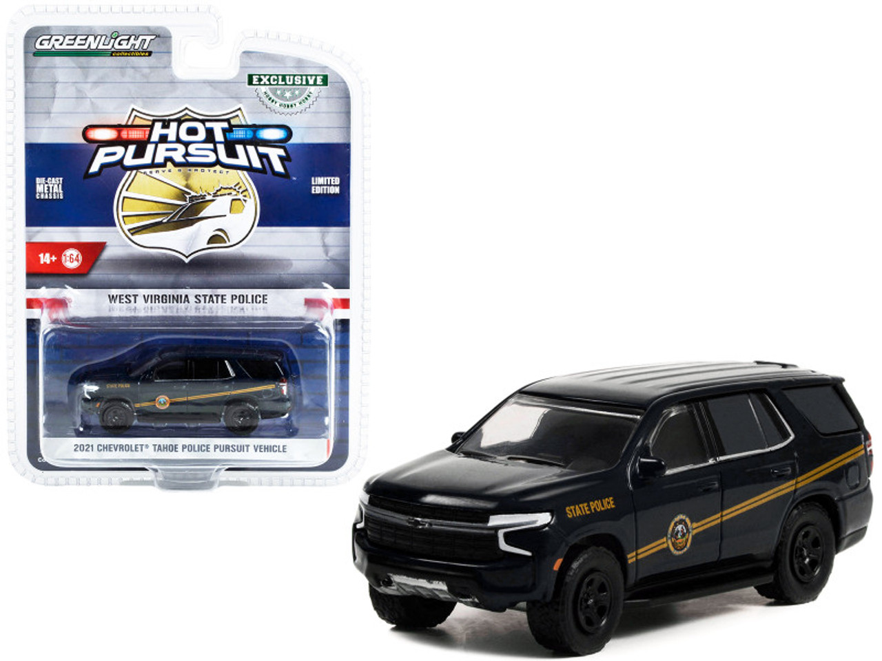 2021 Chevrolet Tahoe Police Pursuit Vehicle (PPV) Dark Blue with Gold  Stripes 