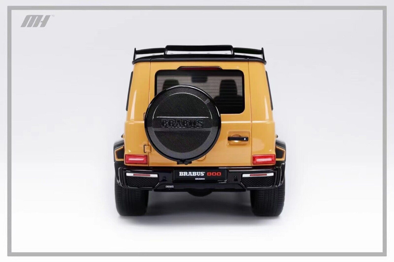 1/18 Motorhelix Mercedes-Benz Mercedes G-Class G63 AMG Brabus 800 (Yellow) Resin Car Model Limited 99 Pieces