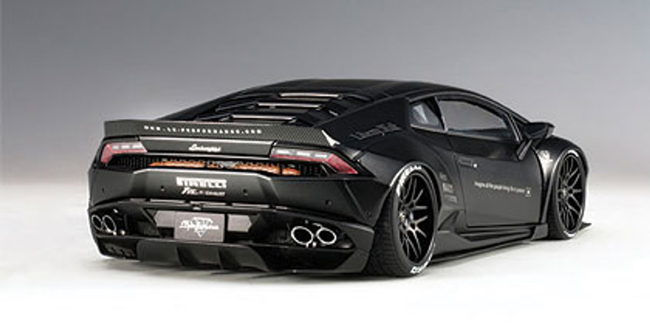 1/18 AUTOart LIBERTY WALK LB-WORKS LAMBORGHINI HURACAN (MATT BLACK) Diecast Car Model 79121