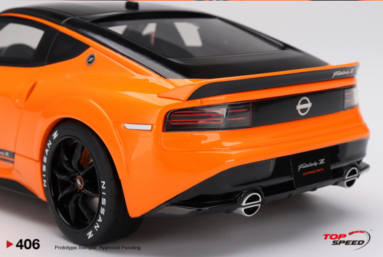  1/18 Top Speed Nissan Fairlady Z Customized Proto (Orange) Resin Car Model