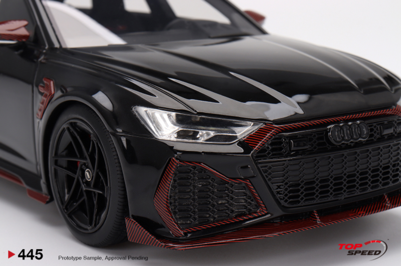 1/18 Top Speed  ABT Audi RS6 Johann Abt Signature Edition (Black) Resin Car Model