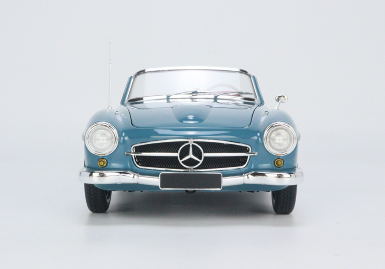 1/18 Minichamps 1955 Mercedes-Benz 190 SL 190SL (Blue with Red Interior) Diecast Car Model Limited