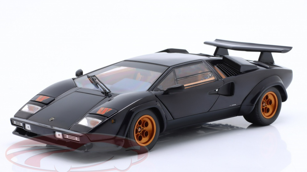 1/18 Kyosho Lamborghini Countach Walter Wolf (Dark Blue) Diecast Model Car