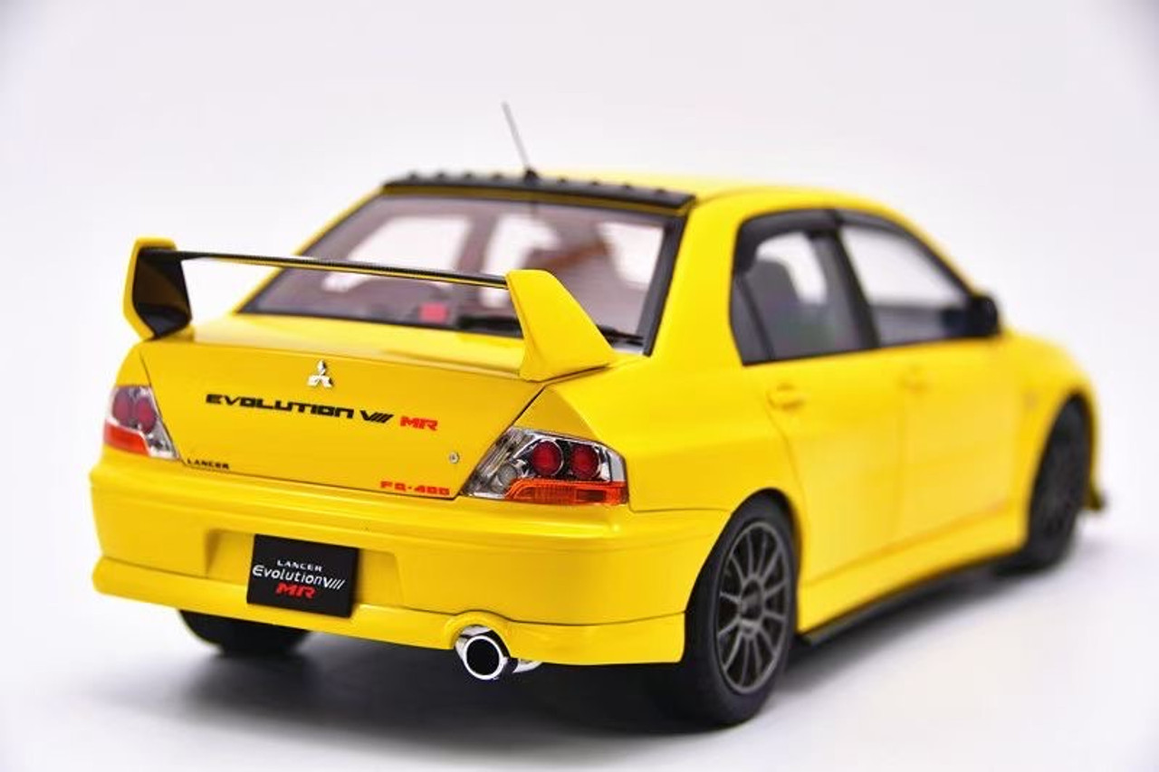 1/18 Super A Mitsubishi Evolution Evo 8 Evo VIII JDM (Yellow) Diecast Car Model