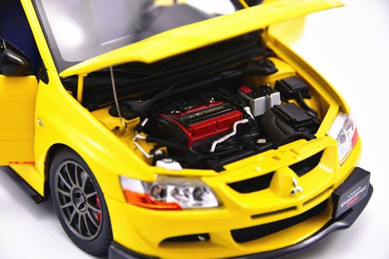 1/18 Super A Mitsubishi Evolution Evo 8 Evo VIII JDM (Yellow) Diecast Car Model