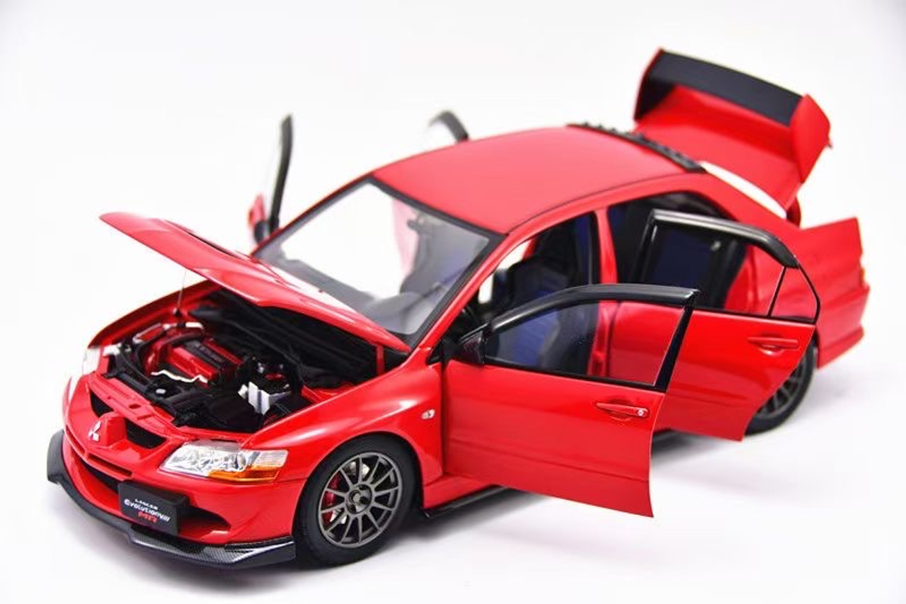 1/18 Super A Mitsubishi Evolution Evo 8 Evo VIII JDM (Red) Diecast Car Model