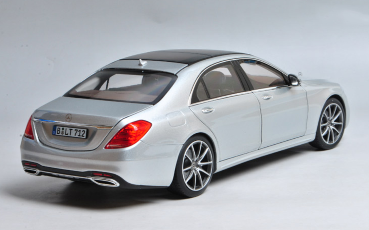 1/18 Norev Mercedes-Benz MB S-Class S-Klasse S450L (Silver) Diecast Car Model