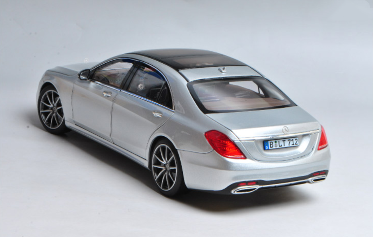 1/18 Norev Mercedes-Benz MB S-Class S-Klasse S450L (Silver) Diecast Car Model