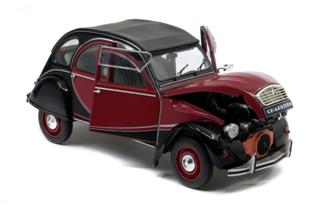  1/18 Solido Citroën 2 CV 6 Charleston 1982  Diecast 2 door open