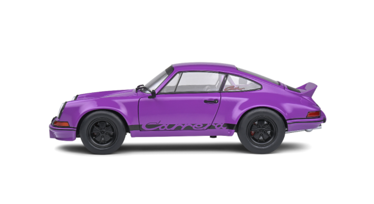 1/18 Solido 1973 Porsche 911 RSR Purple Street Fighter Diecast Car Model